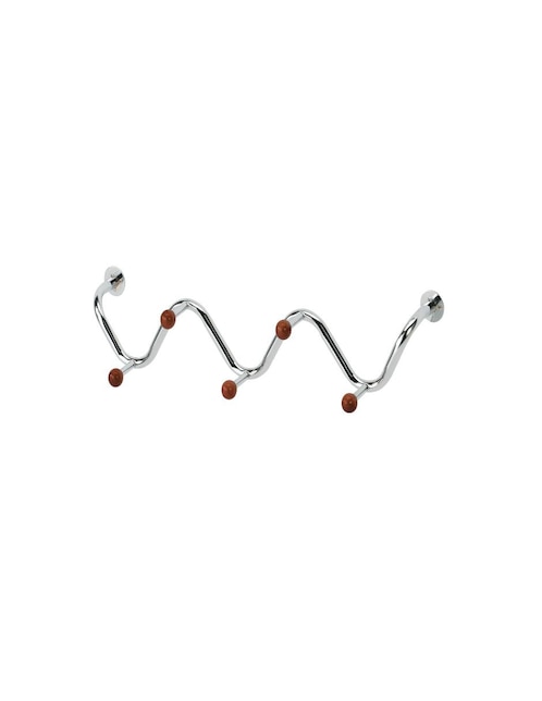 Perchero de pared Namaro Design de acero 5 ganchos