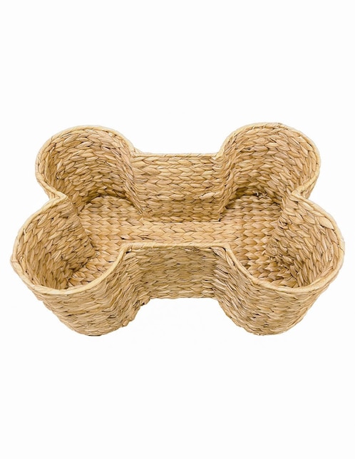 Cesto de almacenamiento para mascotas Haus Bones de Jacinto de agua