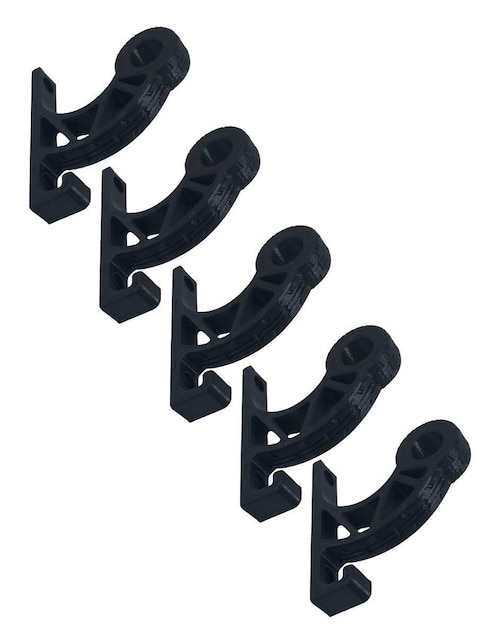 Perchero de pared Impremli de plástico 5 ganchos
