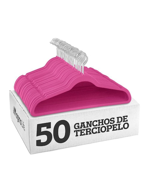 Gancho magma life ganchos para ropa "de" terciopelo 50 "piezas"