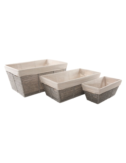 Set cesto multiusos de papel