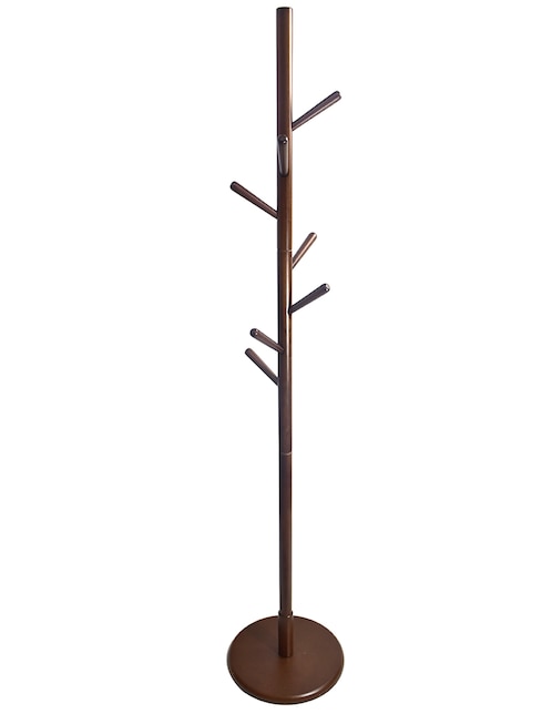 Perchero de piso Coco de madera 8 ganchos 1