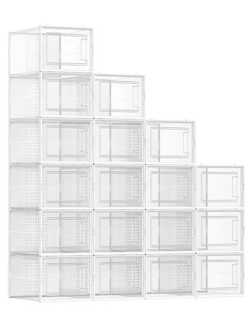 Zapatera armable caja almacenadora Songmics Home Dennys para 12 pares de zapatos adulto