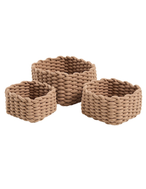 Set cesto multiusos de algodón 1