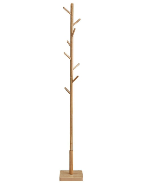 Perchero de piso Andi de madera 8 ganchos Perchero de piso Andi de madera 8 ganchos