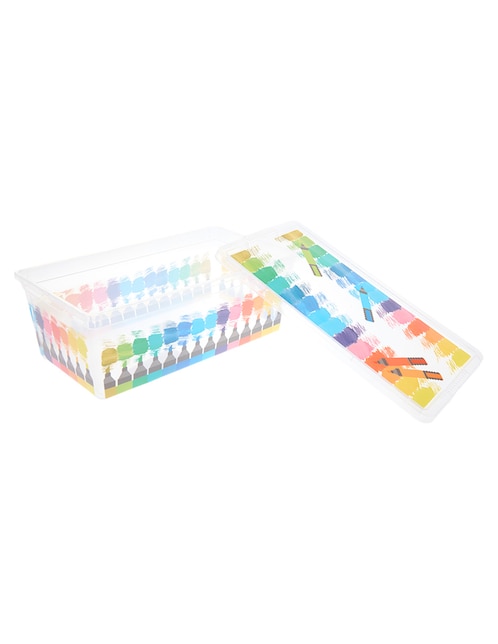 Caja con tapa Artist rectangular con 2 piezas 1