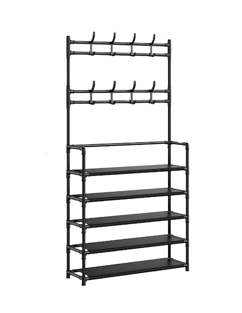 Rack de 5 compartimentos y 5 estantes 1