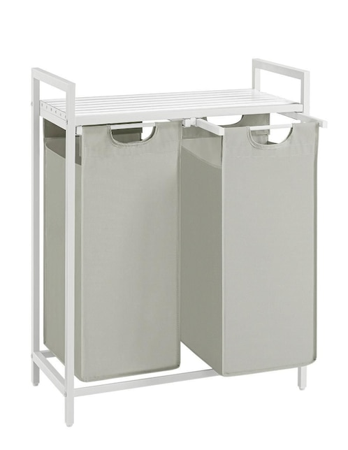 Cesto para ropa Brenta de acero inoxidable 1