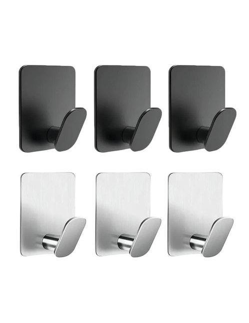 Set gancho Belug de acero inoxidable 6 piezas