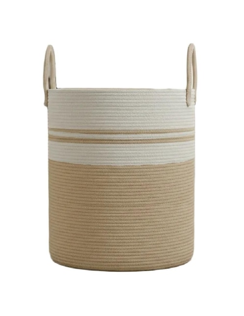 Cesto ropa multiusos de cuerda algodón 1