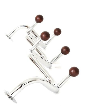 Perchero de pared Namaro Design de acero 5 ganchos