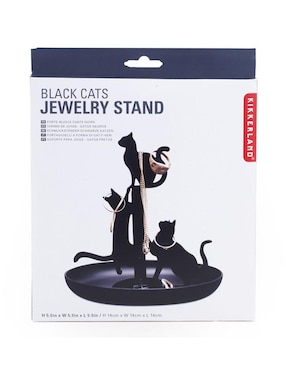 Joyero con figuras de gatos Kikkerland