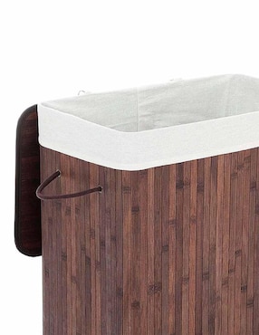 Cesto para ropa y lavandería de bambú Home Ideas