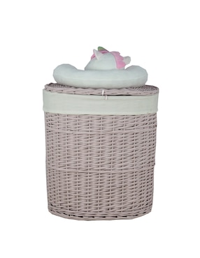 Cesto para ropa Bluebell & Co. de mimbre