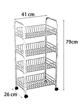 Organizador con cajones Rayen