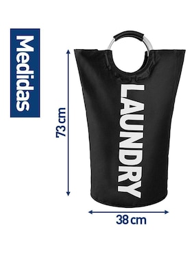 Cesto ropa para ropa Bluelander de poliéster