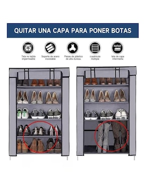 Zapatera Genérica 15 pares de zapatos adulto