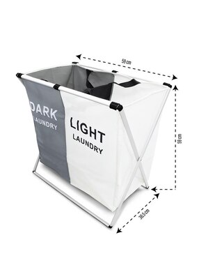 Cesto ropa para ropa Andromeda Inc de aluminio
