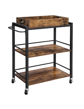 Carrito organizador armable Furniturer Sammael