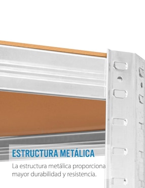 Estante de madera con metal Onof ESME-01