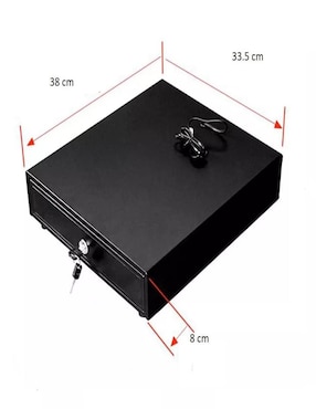 Caja de dinero de metal