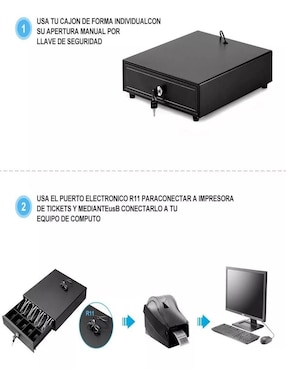 Caja de dinero de metal