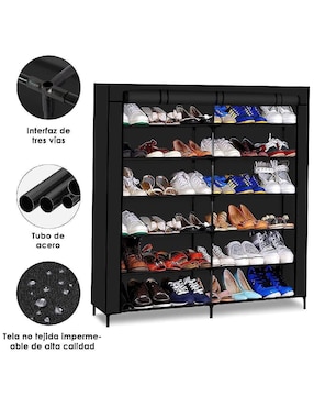 Zapatera Genérica 36 pares de zapatos adulto