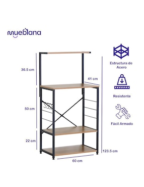Organizador de utensilios cocina Mueblana Alacena pamplona