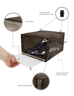 Zapatera Idea Nuova para 6 pares de zapatos adulto