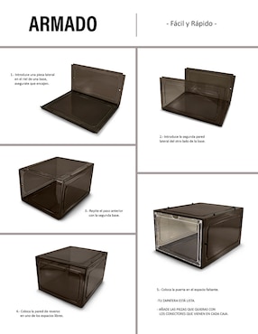 Zapatera Idea Nuova para 6 pares de zapatos adulto