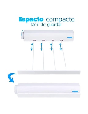 Tendedero plegable Bluelander de plástico