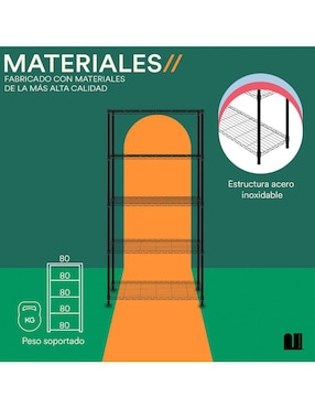 Rack de 5 estantes Mubson