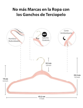Set gancho Magma Life de terciopelo 50 piezas