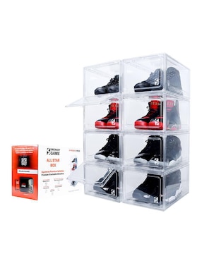 Zapatera Sneaker Game All Star para 8 pares de zapatos adulto