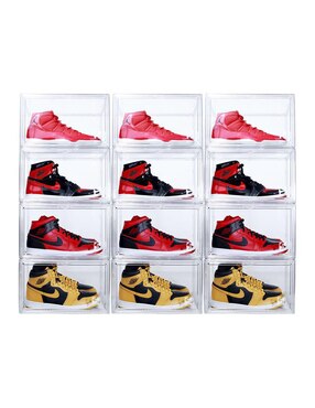 Zapatera Sneaker Game Hall of Fame para 12 pares de zapatos adulto