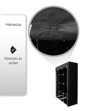 Armario portátil Homeasy Easy Shop CLOS-03 de polipropileno