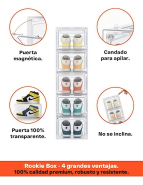 Zapatera Sneaker Game Rookie para 10 pares de zapatos adulto