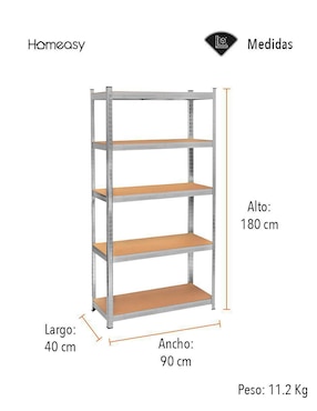 Estante de acero Homeasy Easy Shop RACK-10