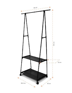 Rack de 2 estantes Idea Nuova
