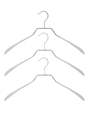 Set gancho Heuman Brand Shirts de metal 3 piezas