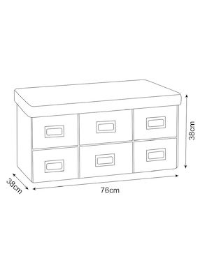 Organizador con cajones Haus