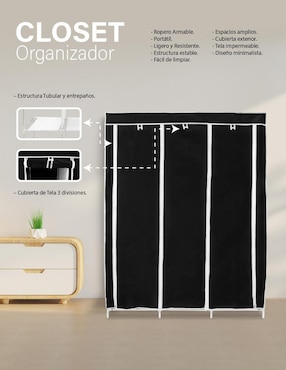 Armario portátil Idea Nuova de aluminio