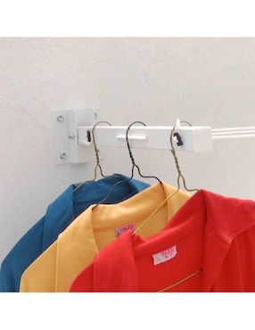Tendedero plegable Barq-Clean de acero inoxidable