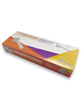 Tendedero plegable Barq-Clean de acero inoxidable