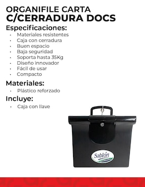 Organizador de documentos Sablon