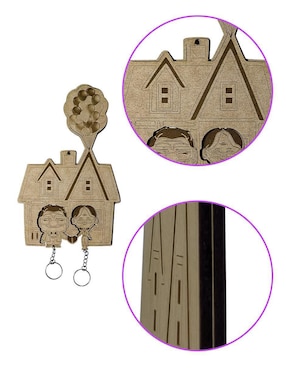 Porta llaves Impremli de madera