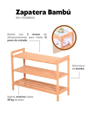 Zapatera Haus para 12 pares de zapatos adulto
