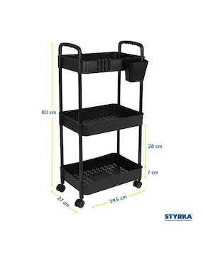 Carrito organizador Styrka