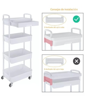 Carrito organizador armable Genérica