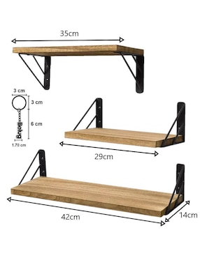Repisa Genérica de madera